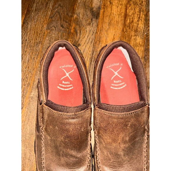 Twisted X Casual Shoes Mens Loafer Driving Mocs Slip On Brown 8.5 main image 5